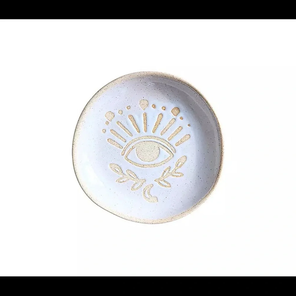 Evil Eye Signet Ring | Kindred Row & Inner Eye Ceramic Dish | Goddess Provisions - Picture 10 of 10